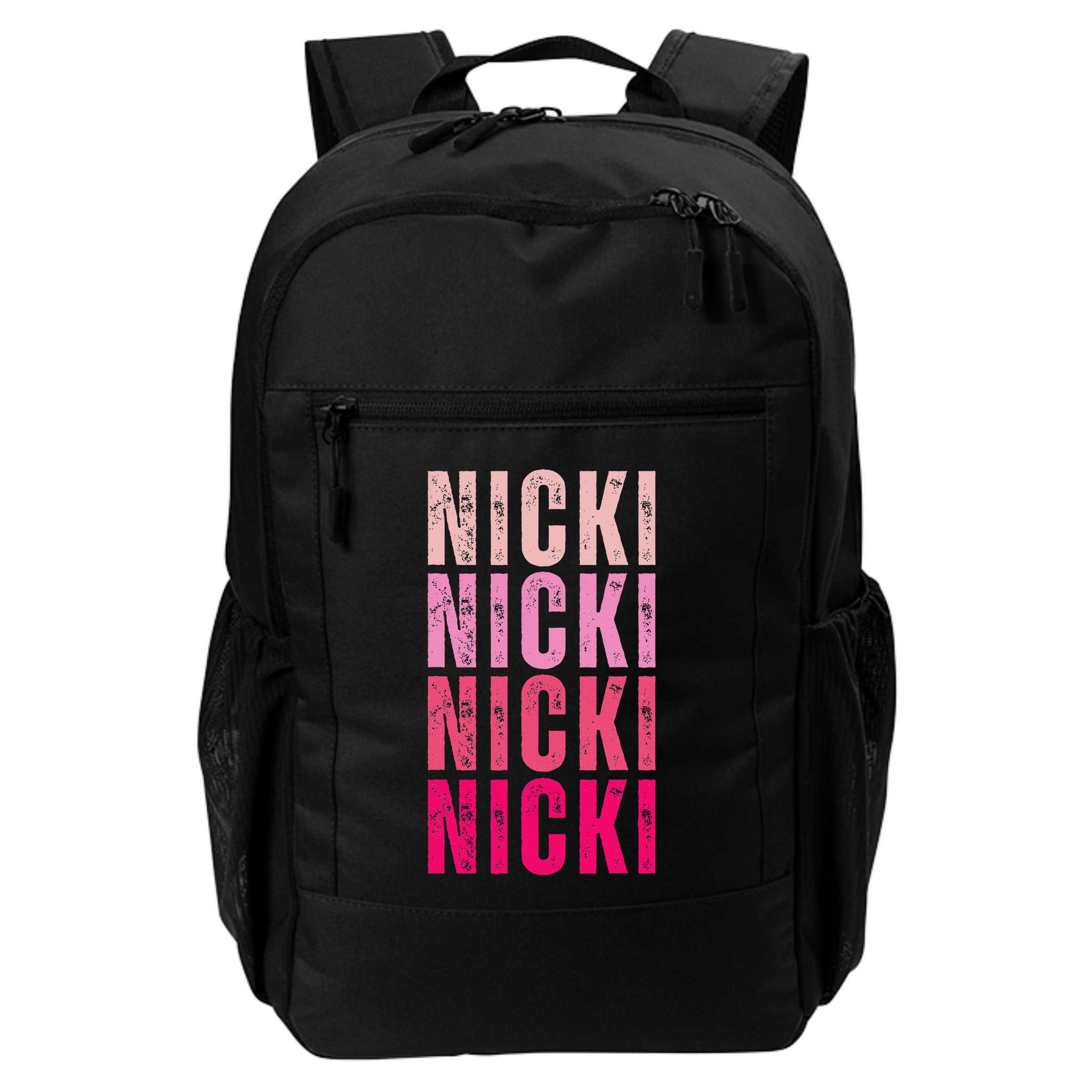 Personalized Name Nicki I Love Nicki Vintage Backpack