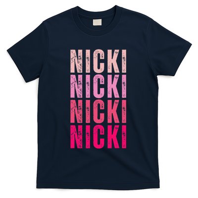 Personalized Name Nicki I Love Nicki Vintage T-Shirt