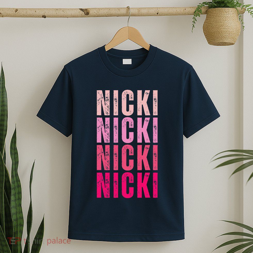 Personalized Name Nicki I Love Nicki Vintage T-Shirt