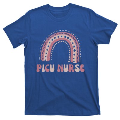 Picu Nurse Nursing Rainbow Pediatric Intensive Care Unit Funny Gift T-Shirt