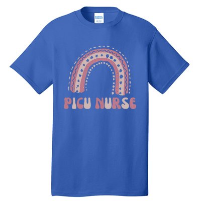 Picu Nurse Nursing Rainbow Pediatric Intensive Care Unit Funny Gift Tall T-Shirt