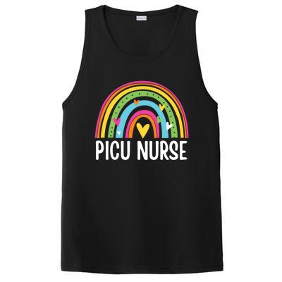 Picu Nurse Nursing Rainbow Pediatric Intensive Care Unit Gift PosiCharge Competitor Tank