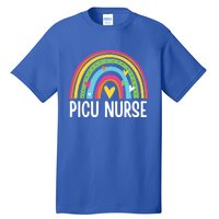 Picu Nurse Nursing Rainbow Pediatric Intensive Care Unit Gift Tall T-Shirt