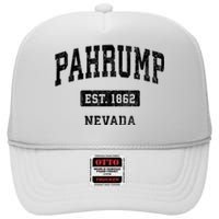 Pahrump Nevada Nv Vintage Sports Established Design High Crown Mesh Back Trucker Hat