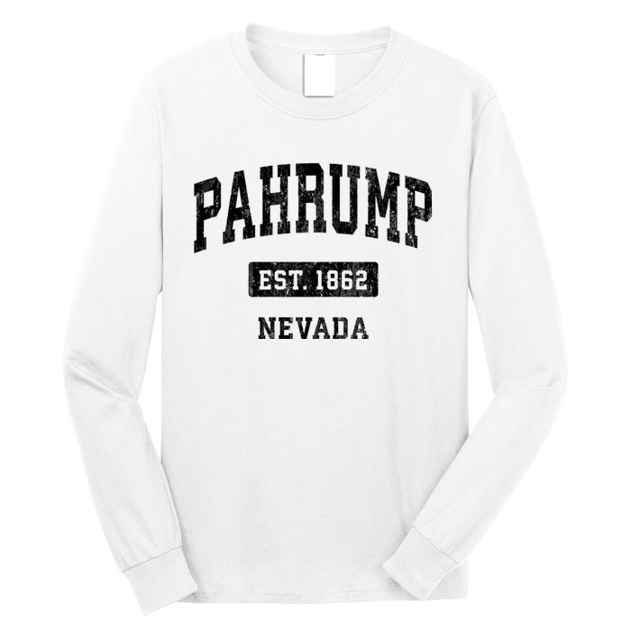 Pahrump Nevada Nv Vintage Sports Established Design Long Sleeve Shirt