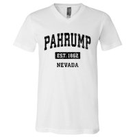 Pahrump Nevada Nv Vintage Sports Established Design V-Neck T-Shirt