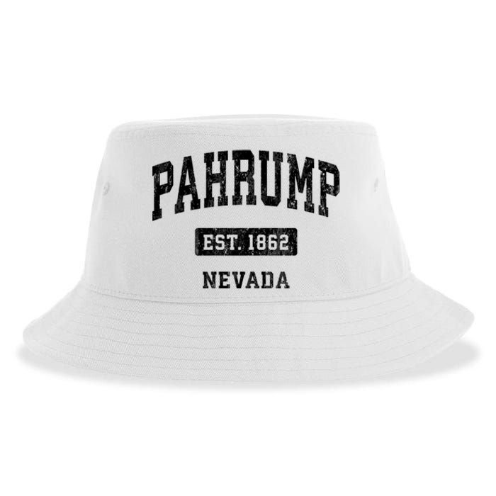 Pahrump Nevada Nv Vintage Sports Established Design Sustainable Bucket Hat