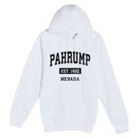 Pahrump Nevada Nv Vintage Sports Established Design Premium Pullover Hoodie