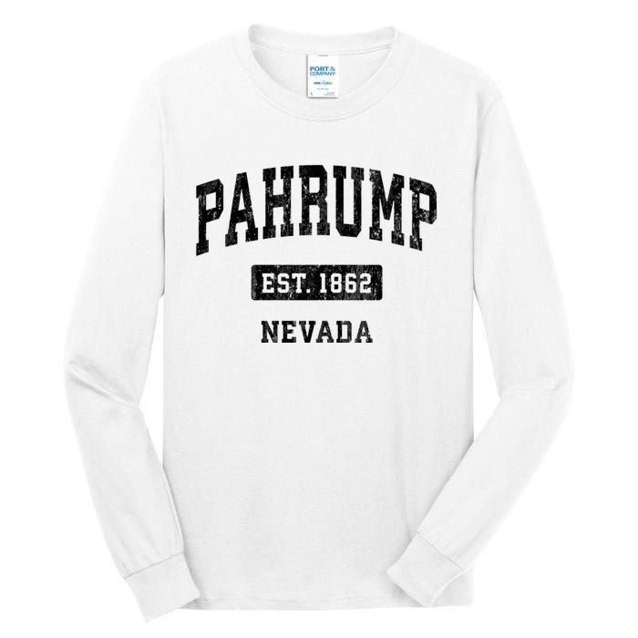 Pahrump Nevada Nv Vintage Sports Established Design Tall Long Sleeve T-Shirt