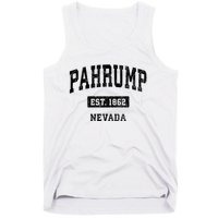 Pahrump Nevada Nv Vintage Sports Established Design Tank Top