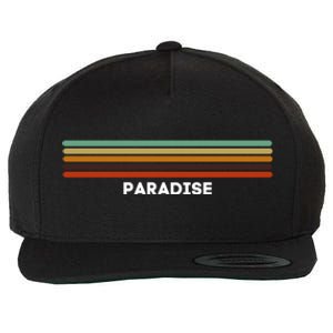 Paradise Nevada Nv Us Cities Of America Retro Gift Wool Snapback Cap