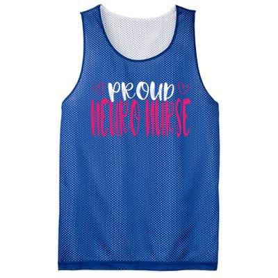 Proud Neuro Nurse Neurologist Neurology Brain Icu Rn Medical Gift Mesh Reversible Basketball Jersey Tank