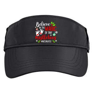 Peds Nicu Nurse Believin Magic Of Tiny Mistletoe Christmas Adult Drive Performance Visor