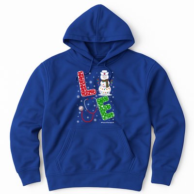 Physicaltherapylife Nurse Nursing Christmas Snow Nurse Gift Hoodie