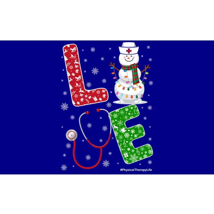 Physicaltherapylife Nurse Nursing Christmas Snow Nurse Gift Bumper Sticker