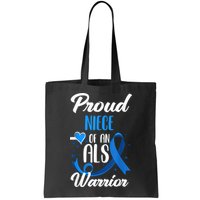 Proud Niece Of An ALS Warrior Aunt Uncle ALS Awareness Bag