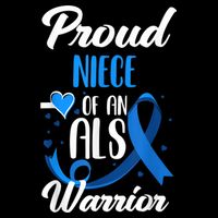 Proud Niece Of An ALS Warrior Aunt Uncle ALS Awareness Mesh Reversible Basketball Jersey Tank