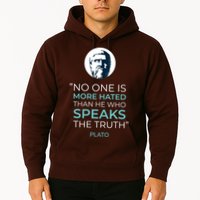 Plato No One Is More Hated Than He Who Speaks The Truth Hoodie