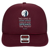 Plato No One Is More Hated Than He Who Speaks The Truth Trucker Hat
