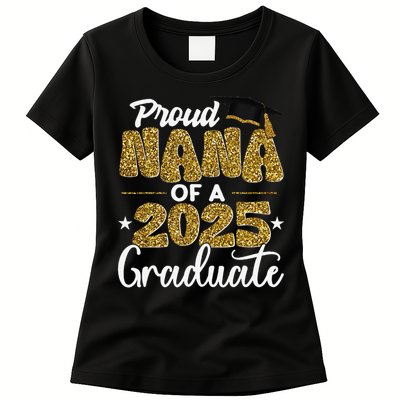 Proud Nana of a class of 2025 graduate senior graduation Womens T-Shirt