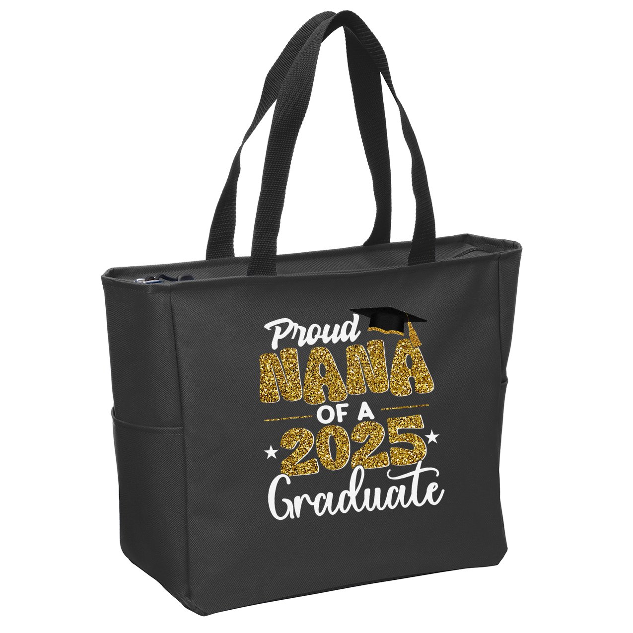Proud Nana of a class of 2025 graduate senior graduation Zip Tote Bag