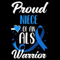 Proud Niece Of An ALS Warrior Aunt Uncle ALS Awareness City Backpack