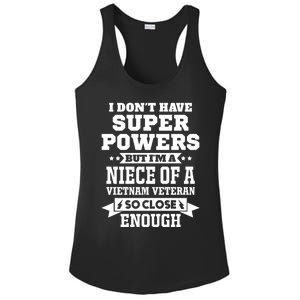 Proud Niece Of A Vietnam Veteran Memorial Day Cute Gift Ladies PosiCharge Competitor Racerback Tank