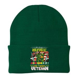 Proud Nephew Of A Vietnam Veteran Vietnam War Vet Knit Cap Winter Beanie