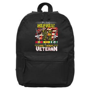 Proud Nephew Of A Vietnam Veteran Vietnam War Vet 16 in Basic Backpack