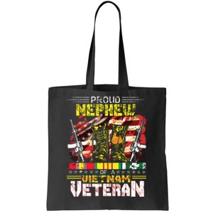 Proud Nephew Of A Vietnam Veteran Vietnam War Vet Tote Bag