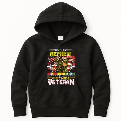 Proud Nephew Of A Vietnam Veteran Vietnam War Vet Kids Hoodie