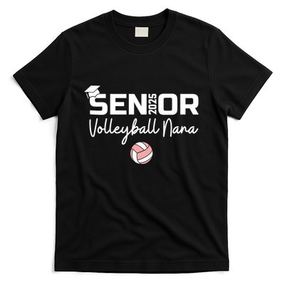 Proud Nana Of A Volleyball Senior 2025 Volleyball Nana T-Shirt