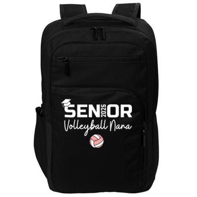 Proud Nana Of A Volleyball Senior 2025 Volleyball Nana Impact Tech Backpack