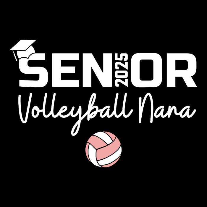 Proud Nana Of A Volleyball Senior 2025 Volleyball Nana 16 in Basic Backpack
