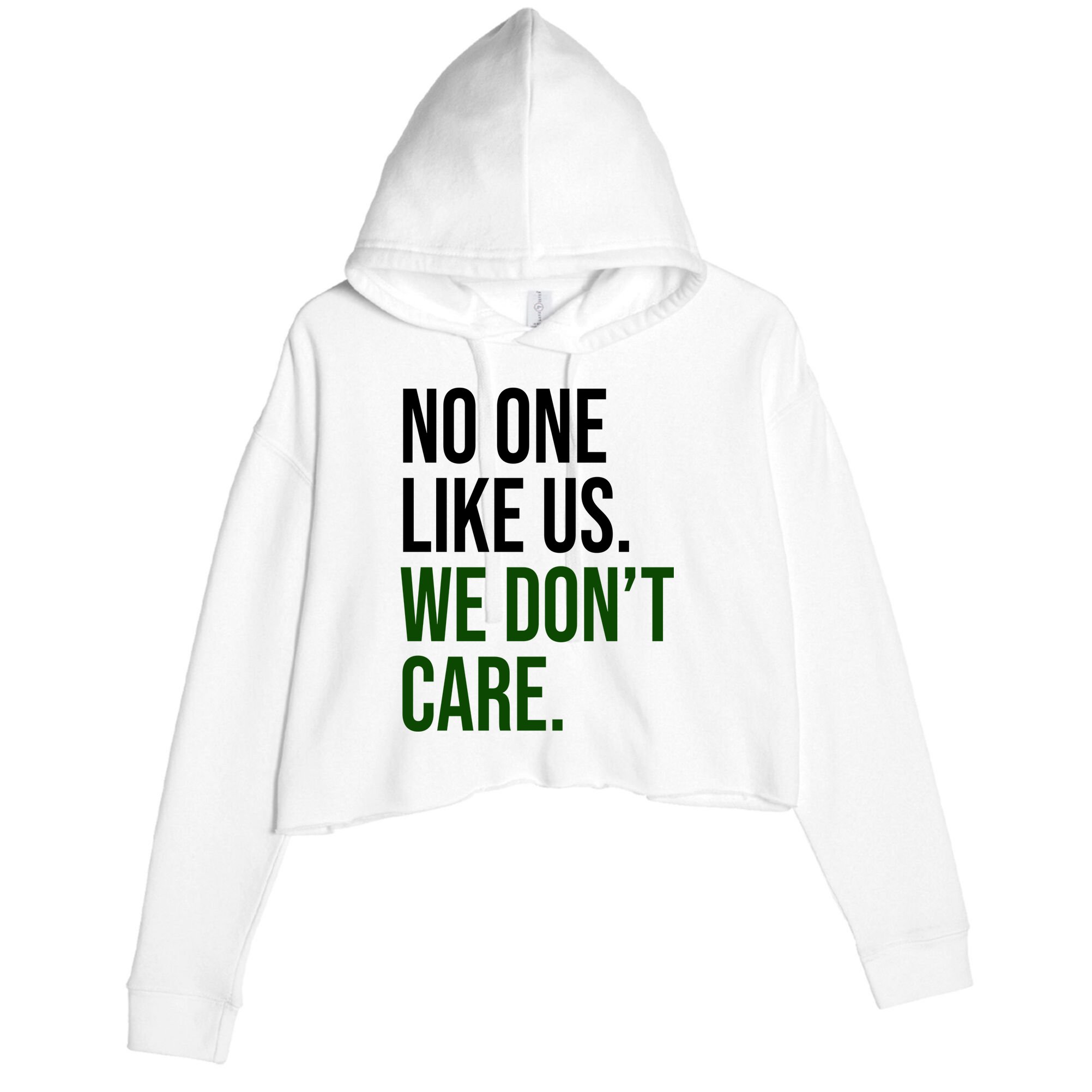 Philadelphia No One Likes Us We Dont Care Philly Fan Crop Fleece Hoodie