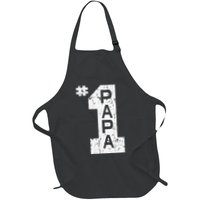 Papa Number One 1 Grandpa Fathers Day From Grandson Funny Pa Apron