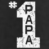 Papa Number One 1 Grandpa Fathers Day From Grandson Funny Pa 25L Jumbo Tote