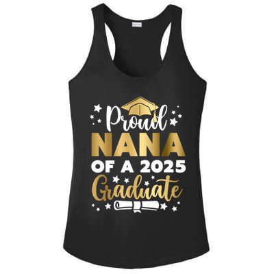 Proud Nana Of A 2025 Graduate Grandmother Senior 2025 Gift Ladies PosiCharge Competitor Racerback Tank