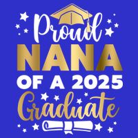 Proud Nana Of A 2025 Graduate Grandmother Senior 2025 Gift Womens Tank Top