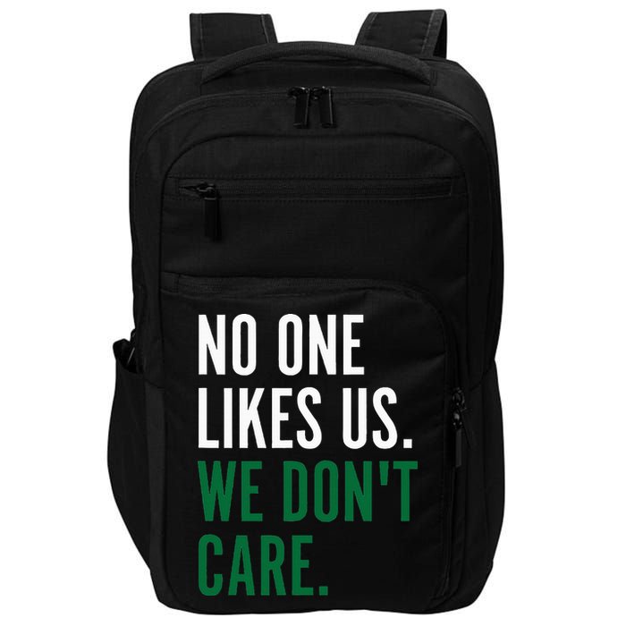Philadelphia No One Likes Us We Don't Care Philly Fan Impact Tech Backpack