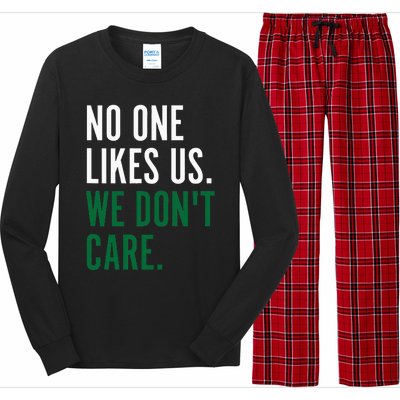 Philadelphia No One Likes Us We Don't Care Philly Fan Long Sleeve Pajama Set