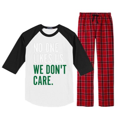 Philadelphia No One Likes Us We Don't Care Philly Fan Raglan Sleeve Pajama Set