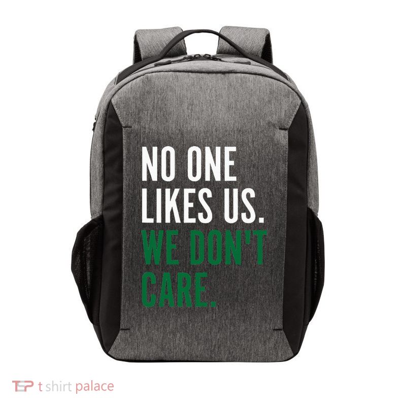 Philadelphia No One Likes Us We Don't Care Philly Fan Vector Backpack
