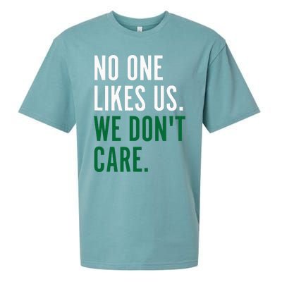 Philadelphia No One Likes Us We Don't Care Philly Fan Sueded Cloud Jersey T-Shirt