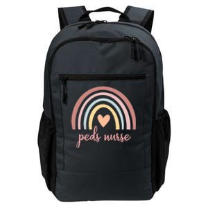 Pediatric Nurse Peds Rn Pediatric Nicu Boho Rainbow Nursing Gift Daily Commute Backpack