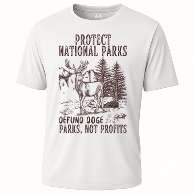 Protect National Parks Defund Doge Support Parks Not Profits Performance Shirt