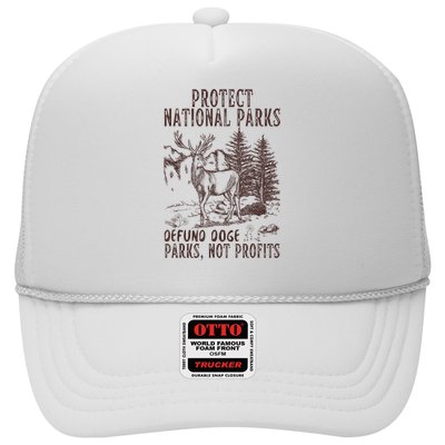 Protect National Parks Defund Doge Support Parks Not Profits Trucker Hat