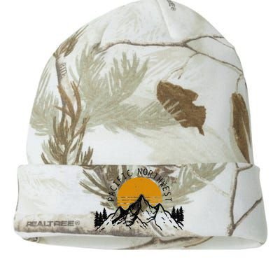 Pacific Northwest Pnw Oregon Washington Usa America Souvenir Kati Licensed 12" Camo Beanie