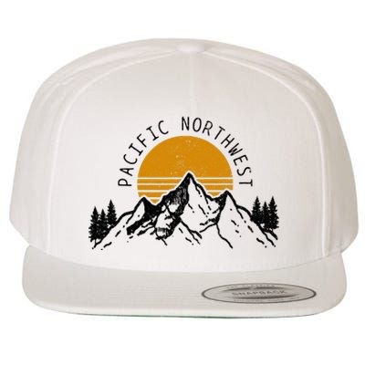 Pacific Northwest Pnw Oregon Washington Usa America Souvenir Wool Snapback Cap