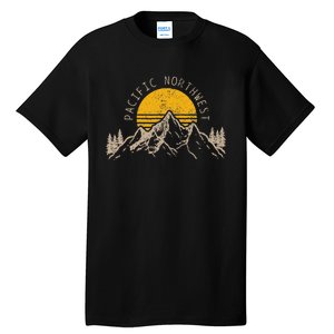 Pacific Northwest Pnw Oregon Washington Usa America Souvenir Tall T-Shirt